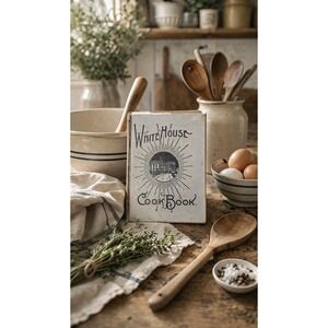 Antique White House Cook Book Early 1900s Historical Cookbook Historic Decor